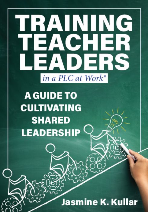 Training Teacher Leaders in a PLC at Work®: A Guide to Cultivating Shared Leadership by Jasmine K. Kullar.
A green book cover with three stick figures riding a bicycle up a hill towards a lightbulb.